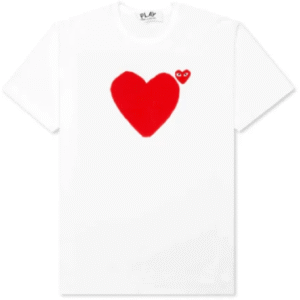Comme Des Garcons Play Red Emblem No Eyes T-Shirt